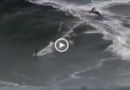 Engolido pelas ondas gigantes na Nazaré